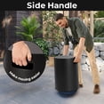 thumbnail image 4 of ReeQuo Propane Tank Cover Table Round Black Concrete 20lb Tank Storage Box Hideaway for Patio, 4 of 7