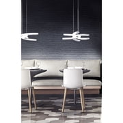 Elk Home 30-Inch Wide Knot Chandelier, Modern/Contemporary, Chrome