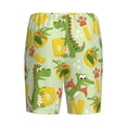 thumbnail image 5 of Gaeub Cartoon Dinosaurs Printed Men's Short Pajama Pants, Lightweight Lounge & Sleep Bottoms Keep You Cool - 4X-Large, 5 of 9