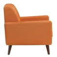 thumbnail image 3 of OakvillePark Darcel Textured Fabric Upholstered Living Room Chair, Orange, 3 of 5