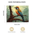 thumbnail image 3 of Orinice Nature Framed  Colorful African Bird in Lush Tropical Forest - African Animal Wall Art 20x16in, 3 of 6