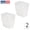 Frost, variant on iDesign Plastic Bathroom Vanity Trash Can, 2.5 Gallon/9.5L. Modern Garbage Can for Bedroom, Office, 4-Pack, Frost
