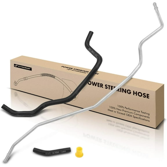 A-Premium Power Steering Hose Return Hose Line Assembly Compatible with Honda Odyssey 1999-2004 V6 3.5L Gear To Cooler