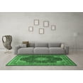 thumbnail image 3 of Ahgly Company Indoor Rectangle Medallion Emerald Green Traditional Area Rugs, 8' x 12', 3 of 4
