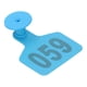 thumbnail image 5 of Etiqueta de Oreja para Ganado Jadeshay Plástico Número 001-100 Azul, 5 of 8