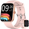 thumbnail image 1 of Reloj inteligente SOMTLERK con pantalla táctil de 1,91", frecuencia cardíaca IP68, rosa, 1 of 6