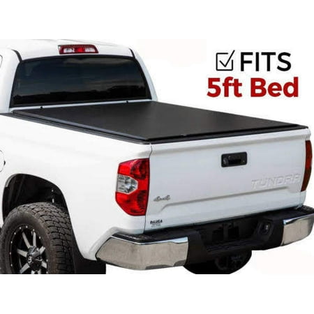 Retractable 2016-2019 Toyota Tacoma 5 Foot Bed Only Matte Truck Bed Tonneau Cover