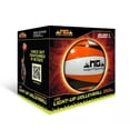 thumbnail image 3 of NG NightGames LED Light Up Orange, Black and White Volleyball - Regulation Size and Weight, 3 of 4