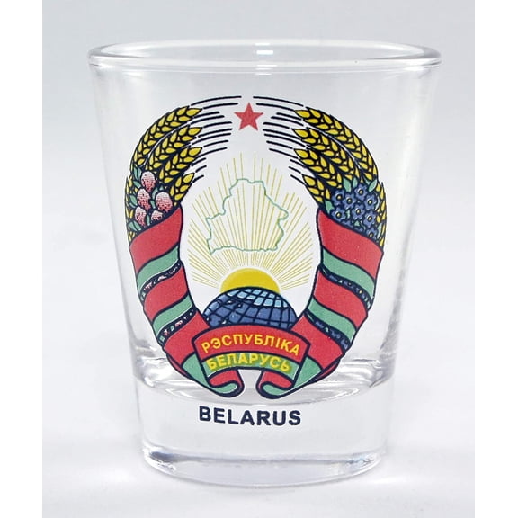 Belarus Coat Of Arms Shot Glass