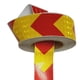 thumbnail image 1 of Pegatinas Reflectantes Pegatinas Reflectantes Cinta reflectante de flecha, cinta de marca de advertencia, pegatina de estilo de coche (rojo + amarillo), 1 of 6