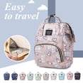 thumbnail image 2 of Bolsa de pañales de gran capacidad para mamá, mochila impermeable de viaje al aire libre, bolsa de maternidad para pañales de bebé, bolsa de viaje para cochecito, 2 of 4