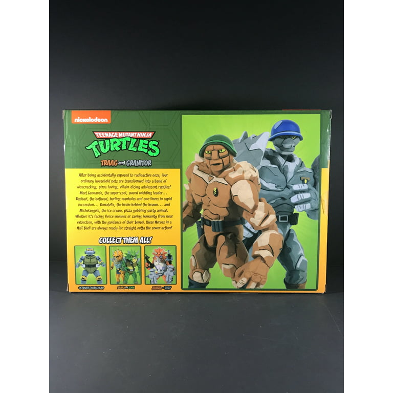 NECA Teenage Mutant Ninja Turtles Traag and Granitor - 2-Pack