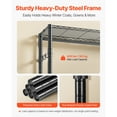 thumbnail image 4 of KFFKFF Clothing Garment Rack, Heavy Duty Clothes Rack, Freestanding Clothes Racks with Steel Frame, 800 lbs Load Capacity Closet Wardrobe with Storage Shelves, 4 of 8