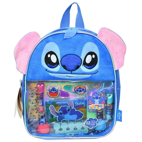 Disney Stitch Cosmetics in Furry Bag, 12 Pieces