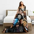 thumbnail image 6 of Blanket Nicolas Cage Soft and Comfortable Wool Fleece Throw Blankets Gift for Home Decoration Sofa Office car Camping Yoga Travel Home Decoration Cozy Plush Beach, 6 of 6