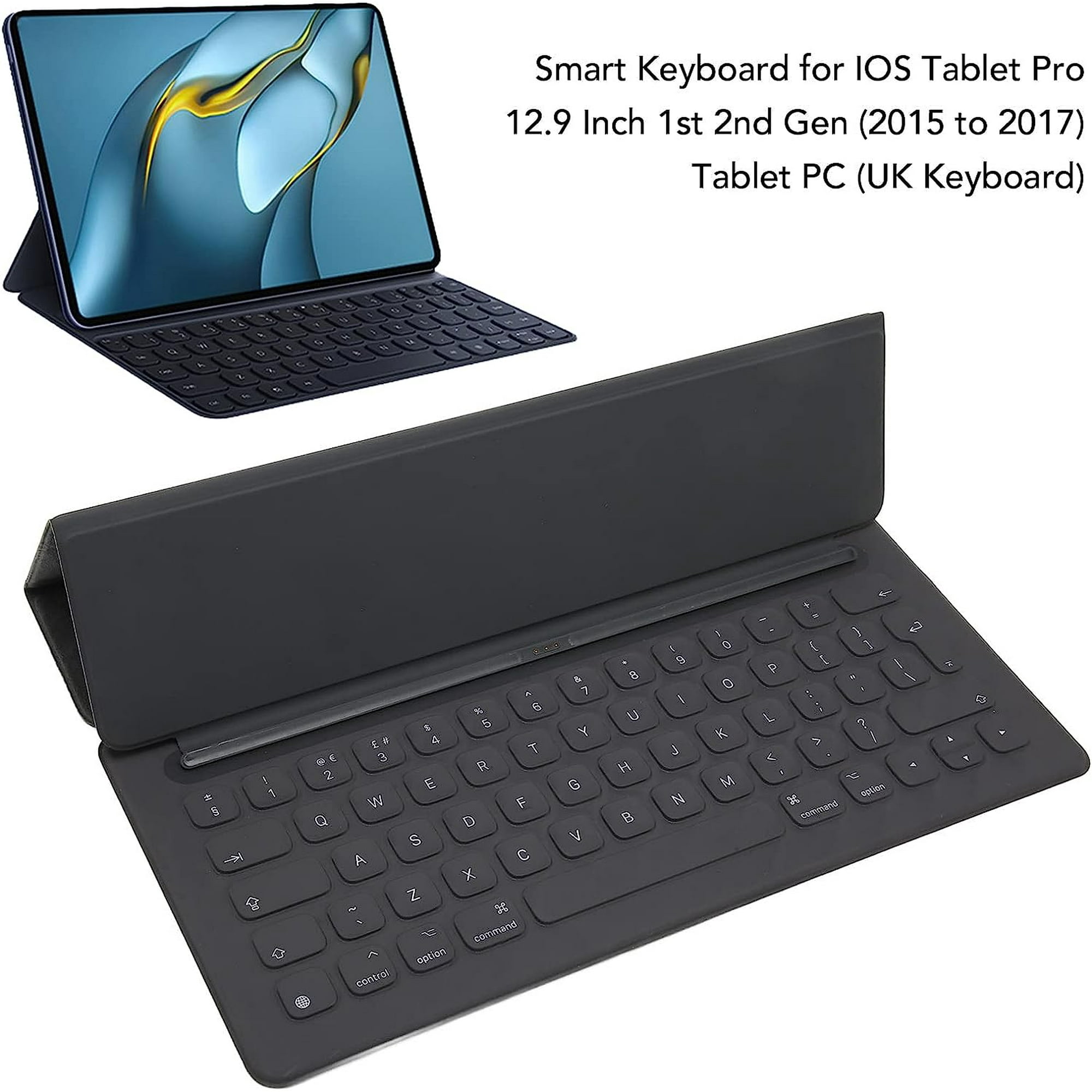 Keyboard for ipad pro 12.9 inch, Foldable 64 Keys Full Size Smart