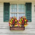 thumbnail image 6 of Bxaolu Artificial Flowers with Ground Spikes Creative Outdoor Indoor Garden Home Decoration Porch Patio Wedding Party Decor (Multi-Color, 50cm/20inches), 6 of 9