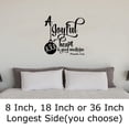 thumbnail image 2 of A Joyful Heart Is Good Medicine Ornament Proverbs Faith Wall Decals for Walls Peel and Stick wall art murals Black Small 8 Inch, 2 of 2