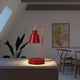 thumbnail image 5 of Enchufe de lámpara de cera de aromaterapia roja con ajuste de luz de 3 velocidades • Lámpara de mesa metálica • Incluye 2 bombillas • Decoraciones navideñas e iluminación ambiental, 5 of 6