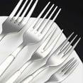 thumbnail image 4 of 4-Piece Dinner Forks Set, Food-Grade Stainless Steel Forks Silverware, Mirror Polished, Dishwasher Safe - style2, 4 of 5