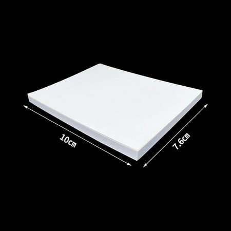Dental Disposable Mixing Paper 50 Sheets Thickening White Cementing Paper Lab Denture Laboratory Cement Powder Mixing Paper 7.6X10CM