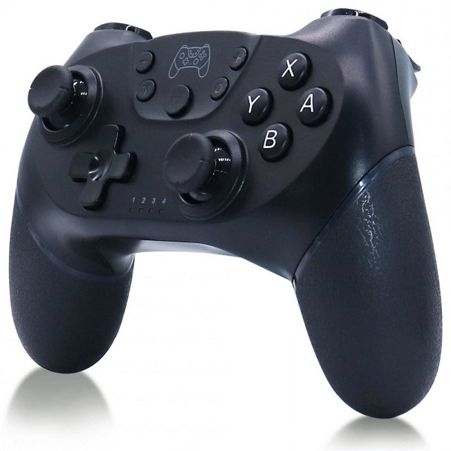 Wireless Bluetooth-compatible Gamepad Game Joystick Controller Compatible For Switch Pro Console black