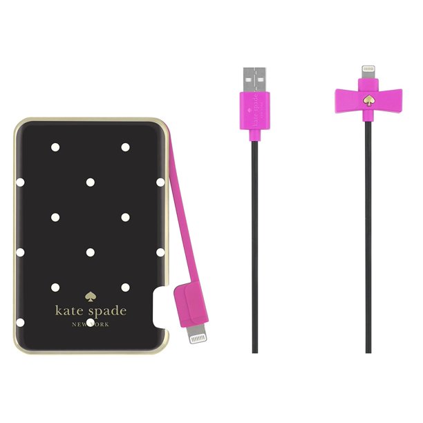 Kate Spade New York Combo Lightning MFI Charge & Sync Cable & Power