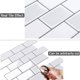 thumbnail image 5 of Protector contra salpicaduras de azulejos de pared despegable y pegado para cocina y baño JM, 5 of 5