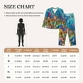 thumbnail image 6 of Bingfone Womens Pajama Sets Sea World Print,Long Sleeve Loungewear Pajamas Set-Small, 6 of 9