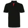 thumbnail image 1 of Asquith & Fox Mens Classic Fit Contrast Polo Shirt, 1 of 3