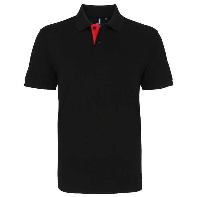 Asquith & Fox Mens Classic Fit Contrast Polo Shirt