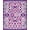 Purple, Pattern 9, variant on ODIKA 4'x6' Machine Washable Non-Slip Area Rug, Urban Maze Contemporary Grid Design for Stylish Living High Traffic Rug, Gray, 138388