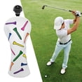 thumbnail image 4 of Funda de cabeza de palo de golf, funda para driver, fairway, híbrido, putter, protector de cuero sintético, fundas de madera patrón 9.5x24cm, 4 of 9