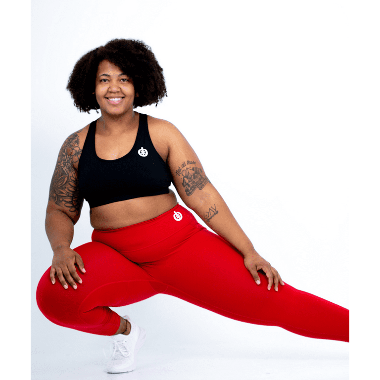 ICONI Women’s & Women’s Plus High Waisted & Squat Proof Full Length  Leggings with Pockets, Sizes S-4XL