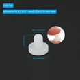 thumbnail image 2 of Uxcell T-Shaped Silicone Rubber Solid Plug for 5.9 to 6.1mm Hole White 24 Pieces, 2 of 6