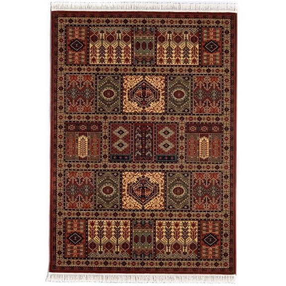 Couristan Kashimar Antique Nain Burgundy Oriental Rug