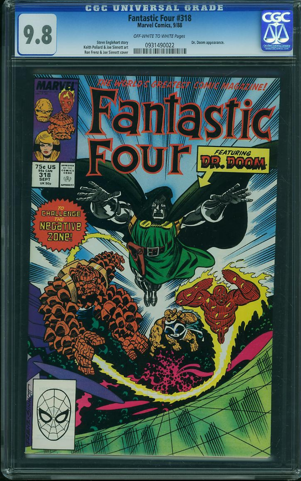 Cover of Fantastic Four #318