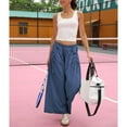 thumbnail image 6 of Blue Womens Pants Women's Loose Wide Leg Track Pants Pockets Elastic Waist Hiking Pants Sweatpants Womens Fashion, 6 of 6