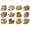36pcs, variant on Dserhfy Gingerbread Animal Wooden Ornaments Cookie-Inspired Christmas Tree Hanging Pendants Festive Party Decoration