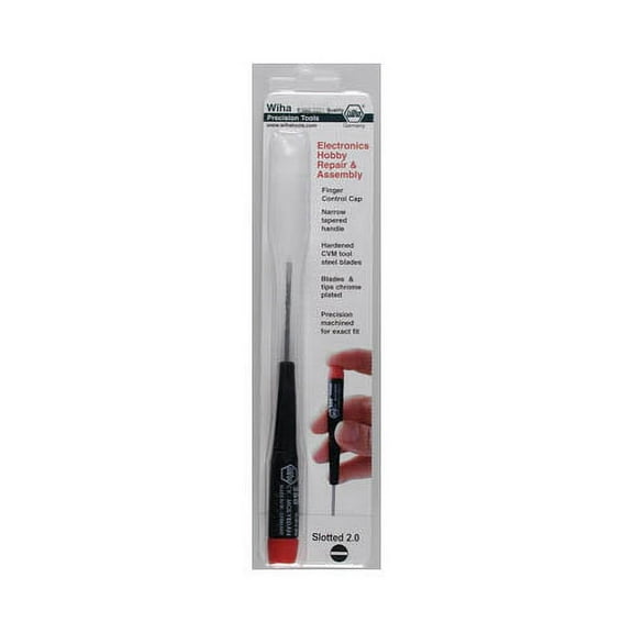 Wiha Slotted Screwdriver with Precision Handle 2.0 x 40mm