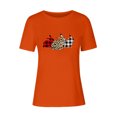 thumbnail image 4 of WAIIMAK Womens Tops Short-Sleeved Round Neck T-Shirt Cute Printed Tees Spring/Summer Basic Blouse, 4 of 5