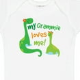 thumbnail image 4 of Inktastic My Grammie Loves Me Grandson Dinosaur Boys Baby Bodysuit, 4 of 5