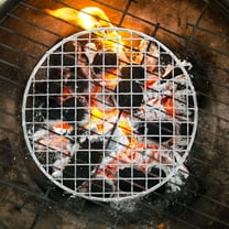 OUNONA Barbecue Grill Grate Round Bbq Mesh Wire Stainless Steel Food Grill Replacement Rack For Outdoor Cooking Party Camp Picnic