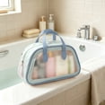 thumbnail image 6 of Clear Waterproof Travel Bag Transparent Makeup Organizer with Handle Large Capacity Portable Toiletry and Cosmetic Wash Bag for Travel, 6 of 6