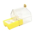 thumbnail image 1 of S SERENABLE Parrot Bathing Box Cage Accessory Accessory for Budgerigar Parakeets Finches Yellow, 1 of 9