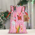 thumbnail image 4 of Fuzoiu Different Dogs Christmas Print Christmas Gift Bag,Burlap Gift Bag with Drawstring Closure & Hang Tag,Perfect for Holidays, Birthdays, and Special Occasions-Medium, 4 of 7