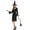 Black-3, variant on Youyipin Womens Dresses Colorful House Women Wicked Witch Costume, Purple Long Sorceress Classic Summer Dresses For Women
