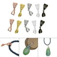 thumbnail image 3 of GUOOL Copper Pendant Bail Connector Necklace Clasp Jewelry Craft Making Clips Pendants, 3 of 9