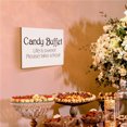 thumbnail image 5 of JennyGems Candy Buffet Wood Sign,  Candy Bar Sign, Wedding Decorations, Party Decor, Dessert Table (White), 5 of 11