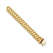 14k Yellow Gold Men's Bracelet